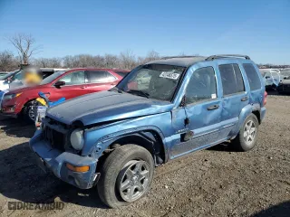 2004 Jeep Liberty Limited with VIN 1J4GL58K04W127014, listed as a Copart auction lot 42746575 with 0 mi miles and Salvage Title. Bid and sale history available at carsss.com. Image 1.