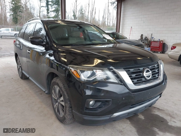 2017 Nissan Pathfinder SV with VIN 5N1DR2MN8HC656381, listed as a IAAI auction lot 41718856 with 116,359 mi miles. Bid and sale history available at carsss.com. Image 1.