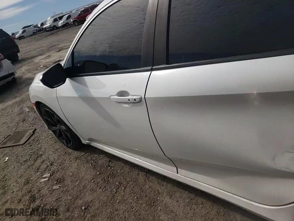 2019 Honda Civic Sedan Sport with VIN 19XFC2F84KE049982, listed as a Copart auction lot 47287135 with 90,691 mi miles and Salvage Title. Bid and sale history available at carsss.com. Image 11.