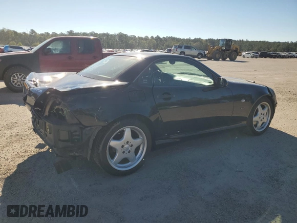 1999 Mercedes-Benz SLK 230/320 with VIN WDBKK47F4XF129689, listed as a Copart auction lot 75311624 with 54,923 mi miles and Salvage Title. Bid and sale history available at DreamBid. Image 3.