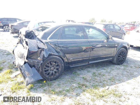 2008 Audi A4 2.0T with VIN WAUDF68E88A079729, listed as a Copart auction lot 70975904 with 247,692 mi miles and Non Repairable. Bid and sale history available at carsss.com. Image 3.