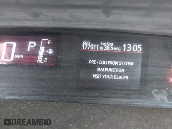 2016 Toyota Prius One z VIN JTDKDTB30G1117670, wystawiony jako IAAI lot #42115566 z przebiegiem 177 011 mil mil oraz . Historia ofert i sprzedaży dostępna na DreamBid. Obrazek 15.