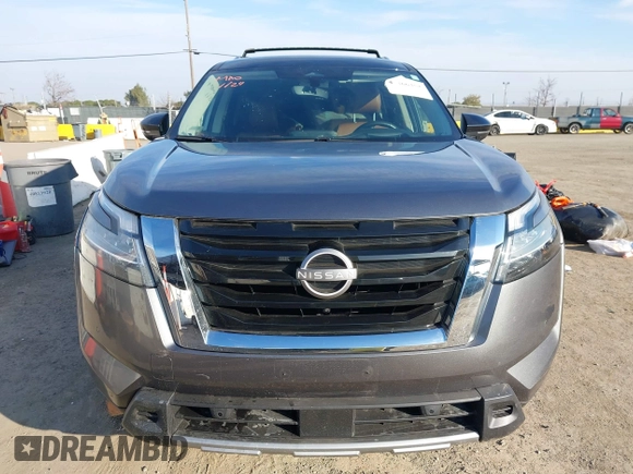 2023 Nissan Pathfinder Platinum with VIN 5N1DR3DK4PC204924, listed as a IAAI auction lot 41366352 with 25,918 mi miles and . Bid and sale history available at DreamBid. Image 11.