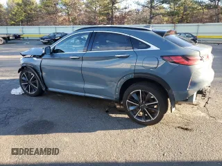 2024 Infiniti QX55 Luxe with VIN 3PCAJ5JR0RF102621, listed as a Copart auction lot 87123474 with Not Provided miles and Salvage Title. Bid and sale history available at DreamBid. Image 2.