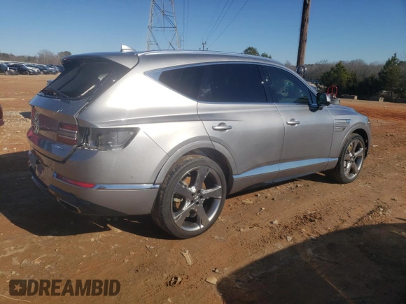 2022 Genesis GV80 z VIN KMUHCESC8NU084418, wystawiony jako Copart lot #86645144 z przebiegiem 34 815 mil mil oraz Szkoda całkowita • Salvage title. Historia ofert i sprzedaży dostępna na DreamBid. Obrazek 3.