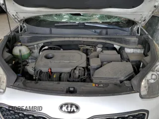2018 Kia Sportage LX with VIN KNDPM3AC4J7375184, listed as a Copart auction lot 62231484 with 124,179 mi miles and Salvage Title. Bid and sale history available at carsss.com. Image 11.