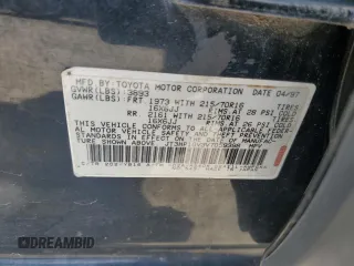 1997 Toyota RAV4 with VIN JT3HP10V3V7059398, listed as a Copart auction lot 54709995 with 186,467 mi miles and Salvage title. Bid and sale history available at DreamBid. Image 12.