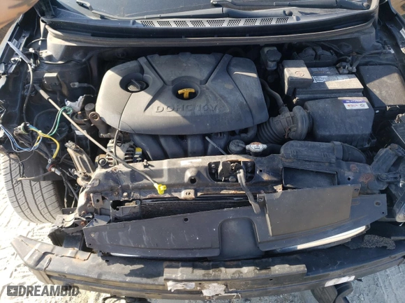 2013 Hyundai Elantra GLS PZEV with VIN KMHDH4AEXDU591279, listed as a Copart auction lot 49437925 with 182,552 mi miles and Salvage Title. Bid and sale history available at carsss.com. Image 12.