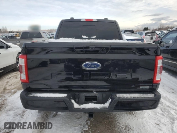 2021 Ford F-150 XL with VIN 1FTEW1EP9MFB72711, listed as a Copart auction lot 41860105 with 98,505 mi miles and Clean Title. Bid and sale history available at carsss.com. Image 6.