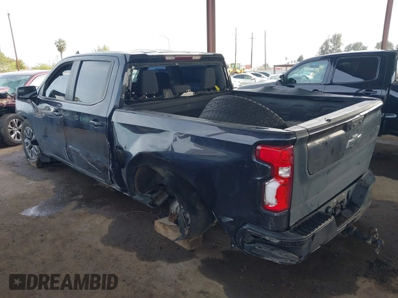 2022 Chevrolet Silverado 1500 RST with VIN 3GCUDEETXNG583752, listed as a IAAI auction lot 41809678 with 68,902 mi miles and . Bid and sale history available at DreamBid. Image 3.