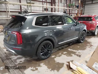 2021 Kia Telluride SX with VIN 5XYP5DHC3MG192018, listed as a IAAI auction lot 41864429 with 79,600 mi miles and . Bid and sale history available at carsss.com. Image 4.