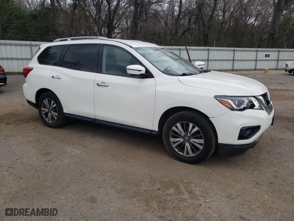 2019 Nissan Pathfinder S with VIN 5N1DR2MM0KC645048, listed as a Copart auction lot 49403445 with 144,016 mi miles and Salvage Title. Bid and sale history available at carsss.com. Image 4.
