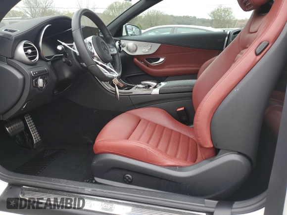2023 Mercedes-Benz C 300 with VIN W1KWK8DB9PG132874, listed as a Copart auction lot 80416294 with 10,334 mi miles and Salvage Title. Bid and sale history available at DreamBid. Image 7.