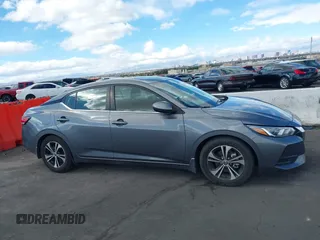 2022 Nissan Sentra SV with VIN 3N1AB8CV6NY268426, listed as a IAAI auction lot 41744016 with 85,679 mi miles. Bid and sale history available at carsss.com. Image 13.