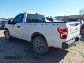 2018 Ford F-150 XL with VIN 1FTMF1CB6JKE60661, listed as a IAAI auction lot 41276885 with 142,090 mi miles. Bid and sale history available at carsss.com. Image 3.