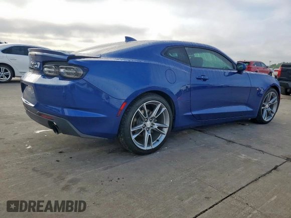 2020 Chevrolet Camaro 1LT with VIN 1G1FB1RX0L0114488, listed as a Copart auction lot 58268185 with 57,140 mi miles and Salvage title. Bid and sale history available at DreamBid. Image 3.