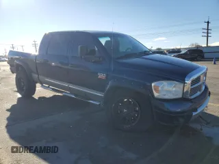 2008 Dodge Ram 2500 Laramie with VIN 3D3KS29A58G202888, listed as a Copart auction lot 80316834 with 213,528 mi miles and Salvage Title. Bid and sale history available at carsss.com. Image 4.
