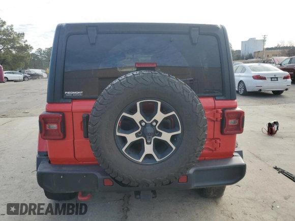 2021 Jeep Wrangler Unlimited Rubicon with VIN 1C4HJXFN9MW505291, listed as a Copart auction lot 89060615 with 69,894 mi miles and Salvage Title. Bid and sale history available at DreamBid. Image 6.