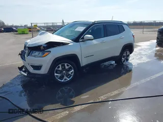 2020 Jeep Compass Limited with VIN 3C4NJDCB8LT101334, listed as a IAAI auction lot 41781815 with 44,144 mi miles. Bid and sale history available at carsss.com. Image 17.