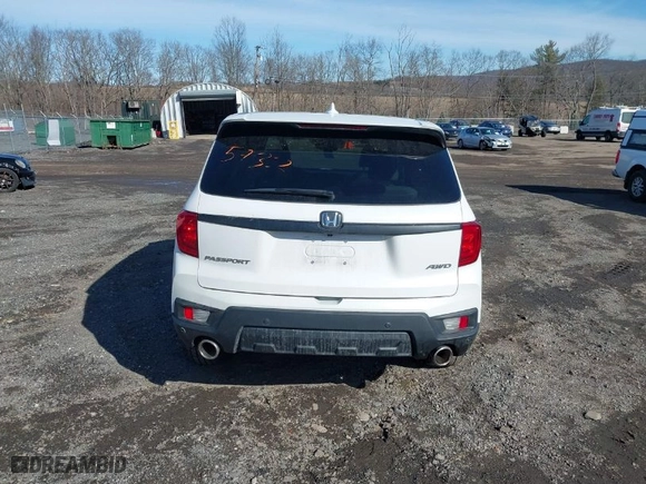 2023 Honda Passport EX-L with VIN 5FNYF8H58PB033596, listed as a IAAI auction lot 41485732 with 27,364 mi miles. Bid and sale history available at carsss.com. Image 16.