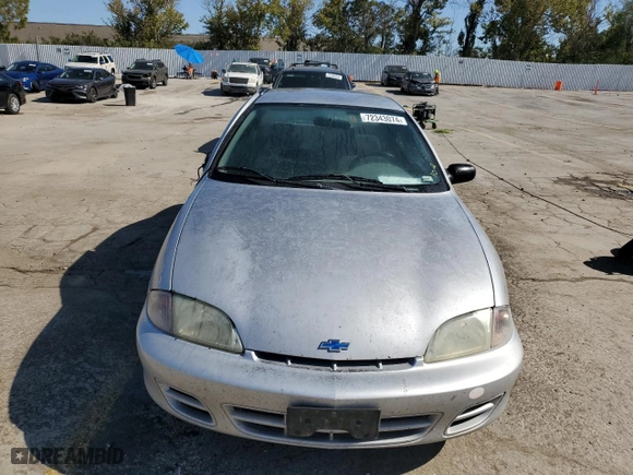 2002 Chevrolet Cavalier LS with VIN 1G1JF524627193760, listed as a Copart auction lot 72343074 with 0 mi miles and Salvage Title. Bid and sale history available at carsss.com. Image 5.