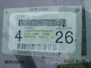 2015 Jeep Patriot High Altitude with VIN 1C4NJRFB9FD214986, listed as a IAAI auction lot 42668098 with 154,160 mi miles and . Bid and sale history available at DreamBid. Image 12.