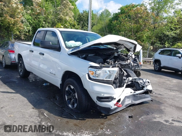 2019 Ram 1500 Tradesman with VIN 1C6RRECT2KN596550, listed as a IAAI auction lot 42039911 with Not provided miles and . Bid and sale history available at DreamBid. Image 1.