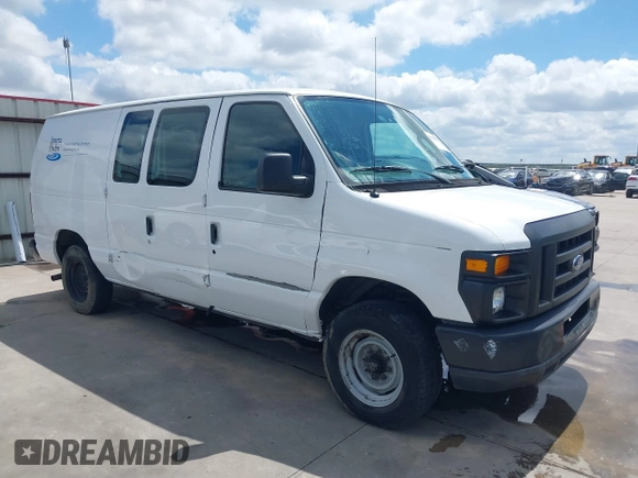 2011 Ford Econoline Cargo Commercial with VIN 1FTNE1EW6BDA58877, listed as a IAAI auction lot 40198855 with 179,416 mi miles and . Bid and sale history available at carsss.com. Image 1.