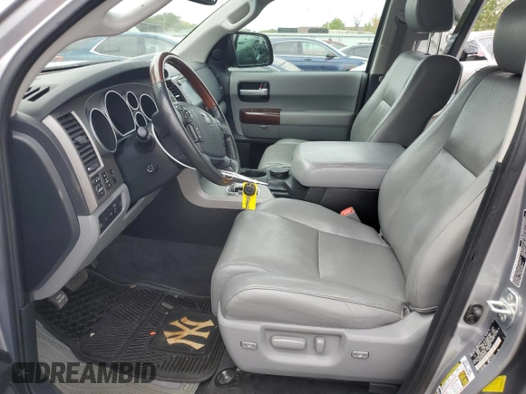 2012 Toyota Sequoia Platinum with VIN 5TDDY5G12CS057551, listed as a Copart auction lot 72858524 with 64,398 mi miles and Salvage Title. Bid and sale history available at carsss.com. Image 7.