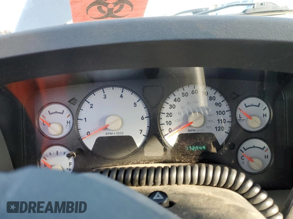 2008 Dodge 1500 ST with VIN 1D7HU18258J142391, listed as a Copart auction lot 78685964 with 172,949 mi miles and Salvage Title. Bid and sale history available at DreamBid. Image 9.