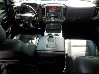 2015 GMC Sierra 2500HD available WiFi Denali with VIN 1GT120E80FF659215, listed as a Copart auction lot 48356455 with 134,796 mi miles and Salvage Title. Bid and sale history available at carsss.com. Image 8.