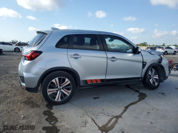 2022 Mitsubishi Outlander Sport ES with VIN JA4APUAU8NU004011, listed as a Copart auction lot 48368285 with 54,171 mi miles and Clean Title. Bid and sale history available at carsss.com. Image 3.