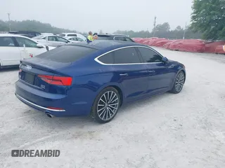 2018 Audi A5 Sportback Premium Plus with VIN WAUBNCF51JA010348, listed as a IAAI auction lot 42158517 with 78,731 mi miles and . Bid and sale history available at DreamBid. Image 4.