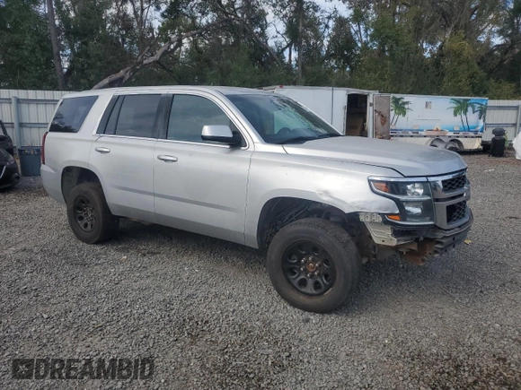 2015 Chevrolet Tahoe z VIN 1GNSK3EC3FR305401, wystawiony jako Copart lot #80819994 z przebiegiem Nie podano mil oraz Szkoda całkowita • Salvage title. Historia ofert i sprzedaży dostępna na DreamBid. Obrazek 4.
