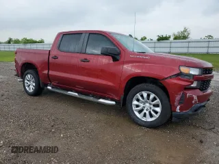 2020 Chevrolet Silverado 1500 Custom with VIN 3GCPWBEH6LG115807, listed as a Copart auction lot 54143865 with 107,807 mi miles and Salvage Title. Bid and sale history available at DreamBid. Image 4.