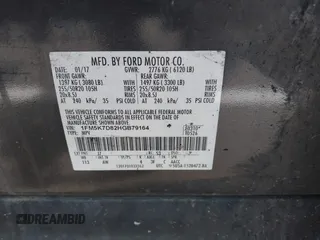 2017 Ford Explorer XLT с VIN 1FM5K7D82HGB79164, выставлен на аукционе IAAI как лот 42482756 с пробегом Не указан миль и . История ставок и продаж доступна на DreamBid. Изображение 9.