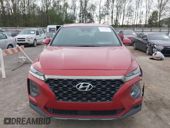 2019 Hyundai Santa Fe SE with VIN 5NMS2CAD5KH053852, listed as a IAAI auction lot 41962062 with 127,177 mi miles. Bid and sale history available at carsss.com. Image 12.