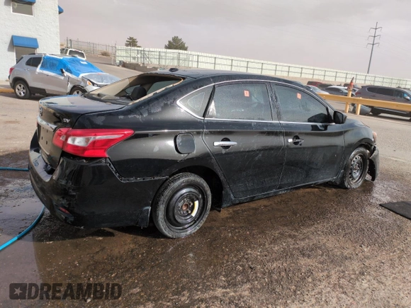 2017 Nissan Sentra SV with VIN 3N1AB7AP4HY369659, listed as a Copart auction lot 54163815 with 159,597 mi miles and Clean Title. Bid and sale history available at DreamBid. Image 3.