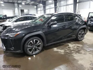 2019 Lexus UX with VIN JTHU9JBHXK2010265, listed as a Copart auction lot 45244333 with 80,151 mi miles. Bid and sale history available at carsss.com. Image 1.