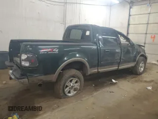 2002 Ford F-150 XLT with VIN 1FTRW08L22KC13446, listed as a Copart auction lot 51702495 with 0 mi miles and Salvage Title. Bid and sale history available at carsss.com. Image 3.