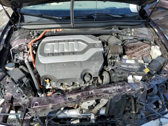 2017 Acura RLX Hybrid Advance Pkg with VIN JH4KC2F98HC000094, listed as a Copart auction lot 46319425 with 77,767 mi miles and Salvage Title. Bid and sale history available at carsss.com. Image 11.