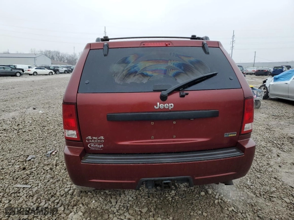 2008 Jeep Grand Cherokee Laredo with VIN 1J8HR48N48C186998, listed as a Copart auction lot 45021735 with 183,826 mi miles and Salvage Title. Bid and sale history available at carsss.com. Image 6.