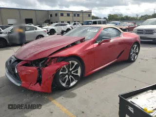2021 Lexus LC with VIN JTHKPAAY6MA101556, listed as a Copart auction lot 78152524 with 12,988 mi miles and Salvage Title. Bid and sale history available at carsss.com. Image 1.