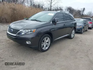2010 Lexus RX 450h with VIN JTJBC1BA5A2408301, listed as a IAAI auction lot 41801639 with 264,134 mi miles and . Bid and sale history available at DreamBid. Image 2.