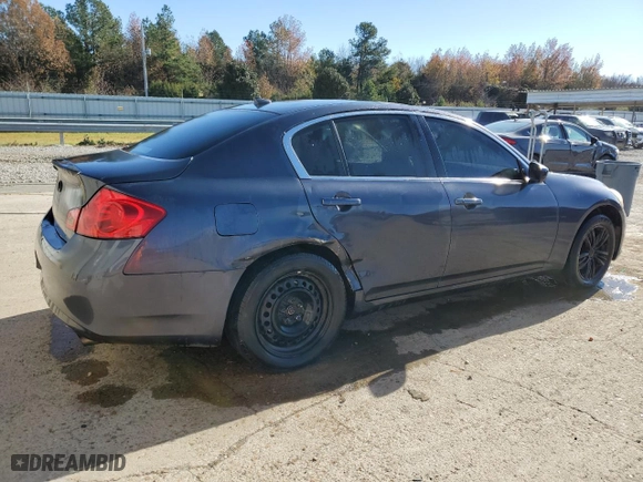 2012 Infiniti G25 Sedan x with VIN JN1DV6ARXCM730145, listed as a Copart auction lot 82814844 with 197,022 mi miles and Salvage Title. Bid and sale history available at carsss.com. Image 3.