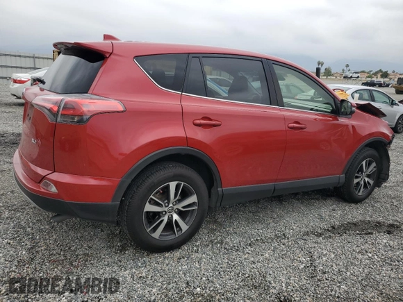 2017 Toyota RAV4 XLE with VIN JTMWFREV9HJ146162, listed as a Copart auction lot 56024955 with 147,802 mi miles and Salvage Title. Bid and sale history available at DreamBid. Image 3.