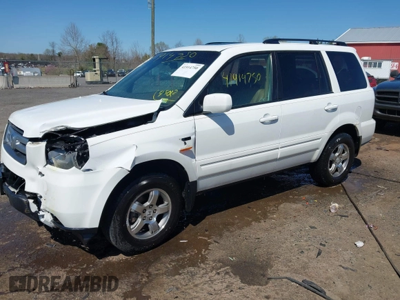 2007 Honda Pilot EX-L with VIN 2HKYF185X7H515012, listed as a IAAI auction lot 41914750 with 231,177 mi miles. Bid and sale history available at carsss.com. Image 17.
