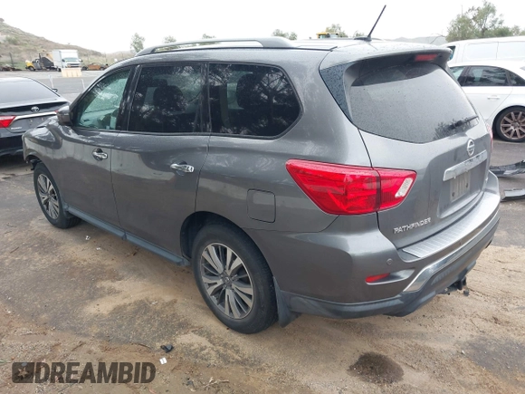 2018 Nissan Pathfinder SL with VIN 5N1DR2MN8JC647427, listed as a IAAI auction lot 41801427 with 148,741 mi miles. Bid and sale history available at carsss.com. Image 3.