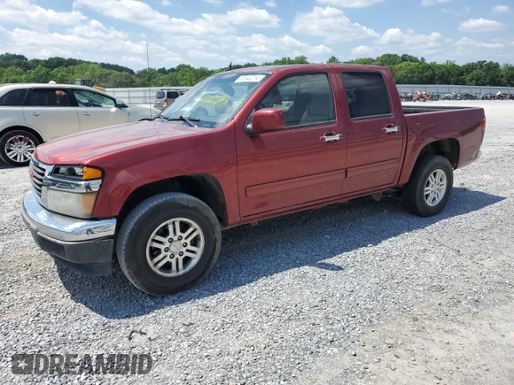 2011 GMC Canyon SLT with VIN 1GTH6NFE6B8109679, listed as a Copart auction lot 55540214 with 159,969 mi miles and Salvage Title. Bid and sale history available at carsss.com. Image 1.