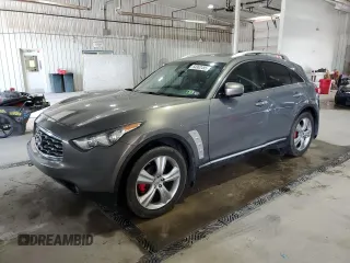 2009 Infiniti FX with VIN JNRAS18WX9M153861, listed as a Copart auction lot 64962495 with 257,999 mi miles and Salvage title. Bid and sale history available at DreamBid. Image 1.